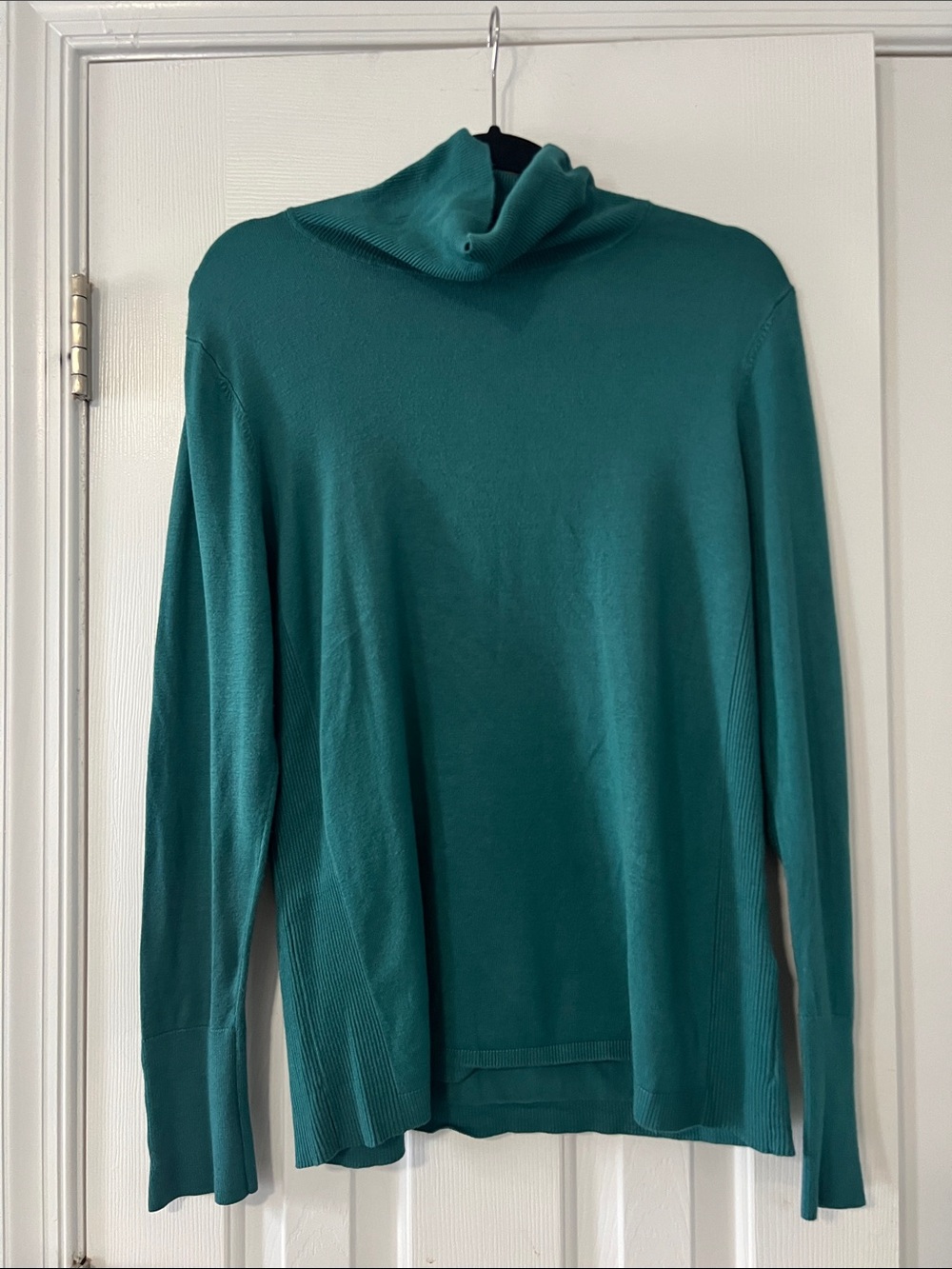 JM Collection Teal Turtleneck Sweater for Men